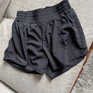 Women Black Athletic Shorts